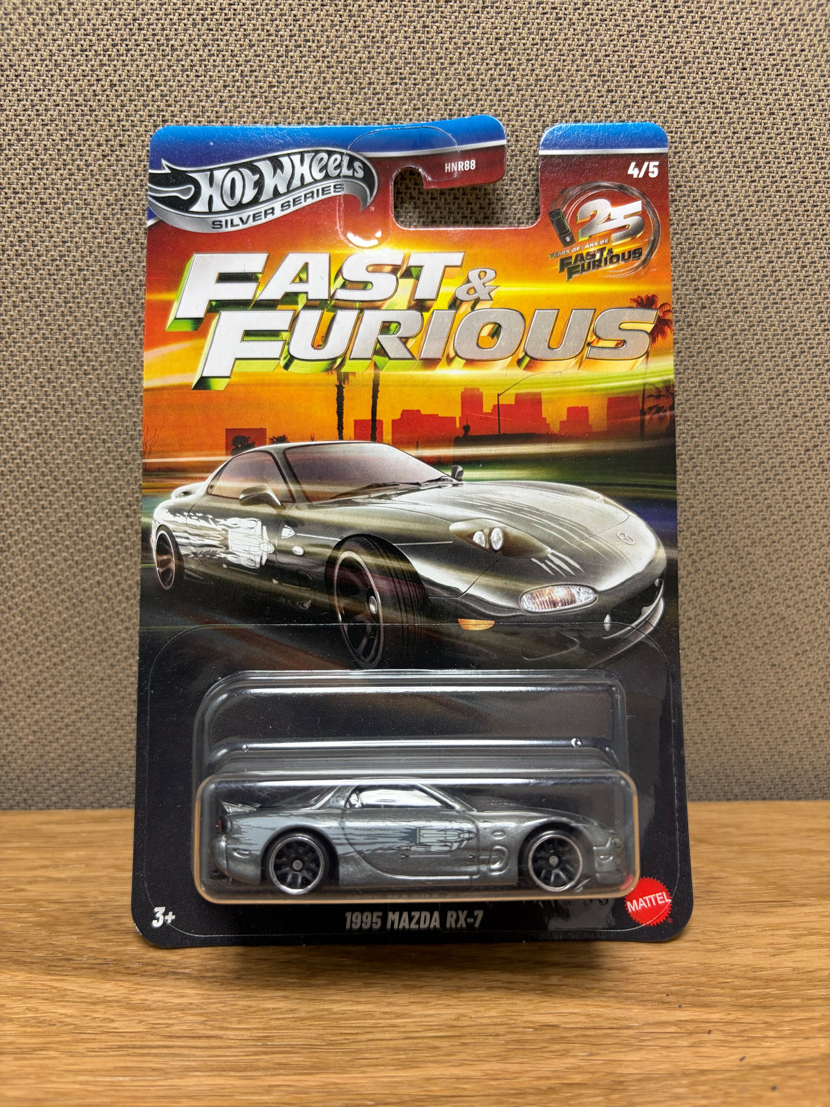 Hot Wheels Silver Series - 25 Years of Fast & Furious (Set of 5)
