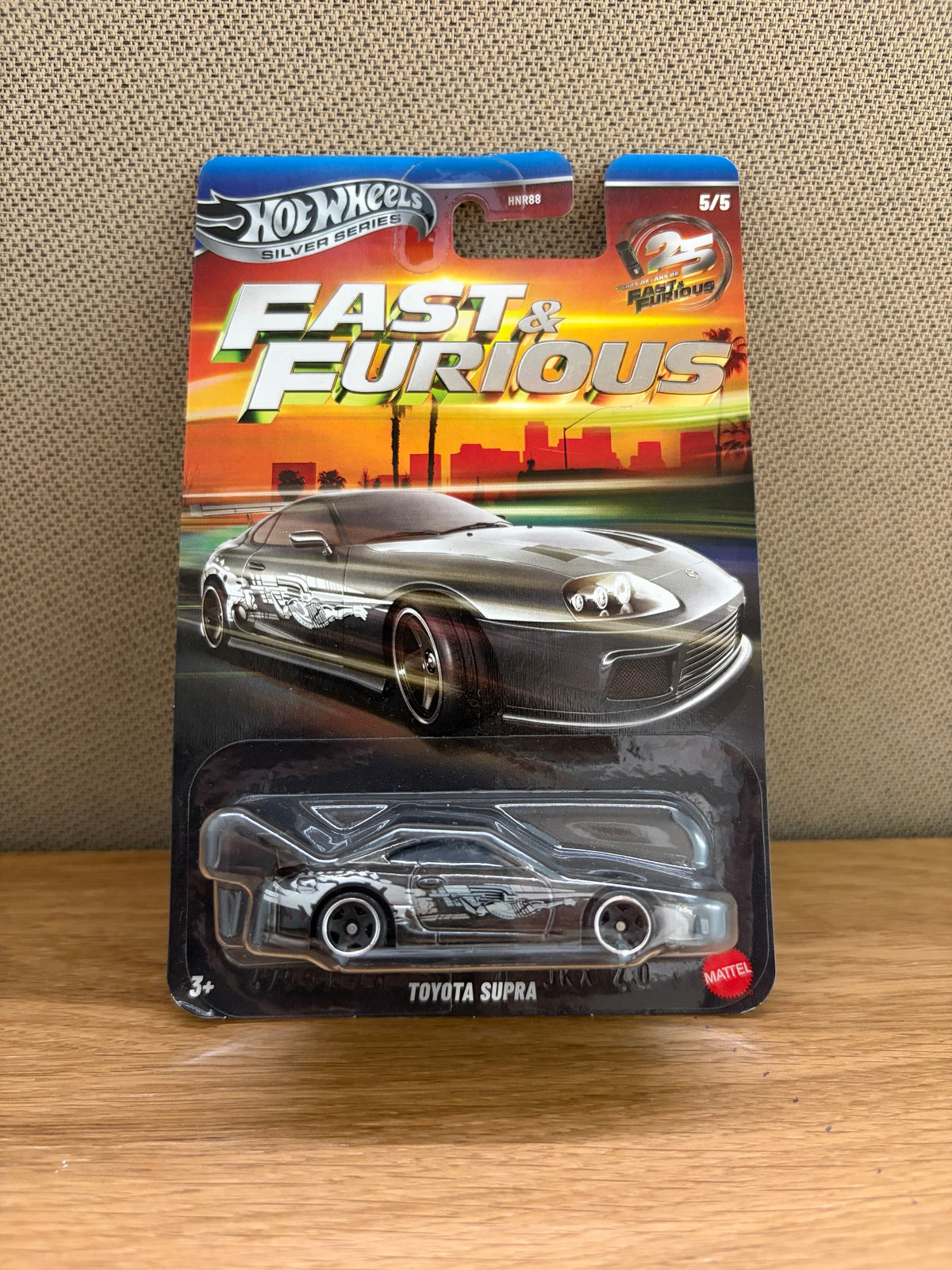 Hot Wheels Silver Series - 25 Years of Fast & Furious (Set of 5)