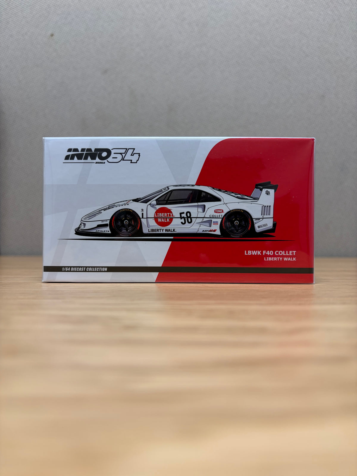 INNO64 - LBWK Ferrari F40 Collet (White)