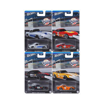 Hot Wheels Silver Series - Vintage Racing Club (Set of 4) - Imported