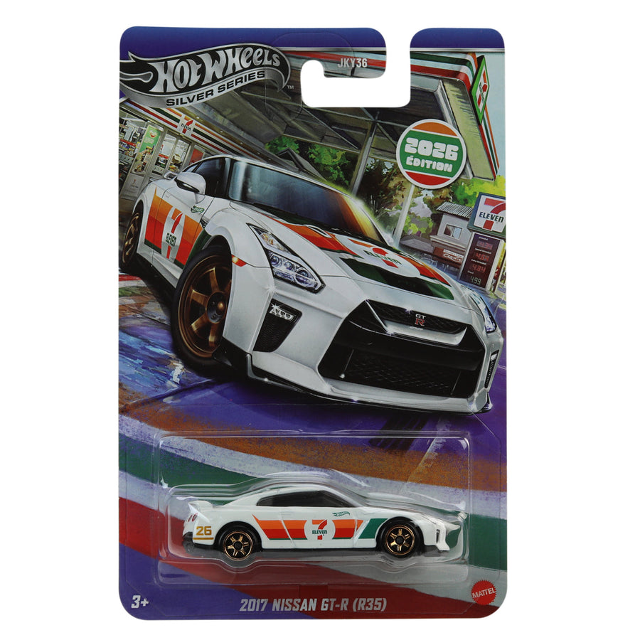 Hot Wheels Silver Series - 2017 Nissan GT-R (R35) (7-Eleven Edition)