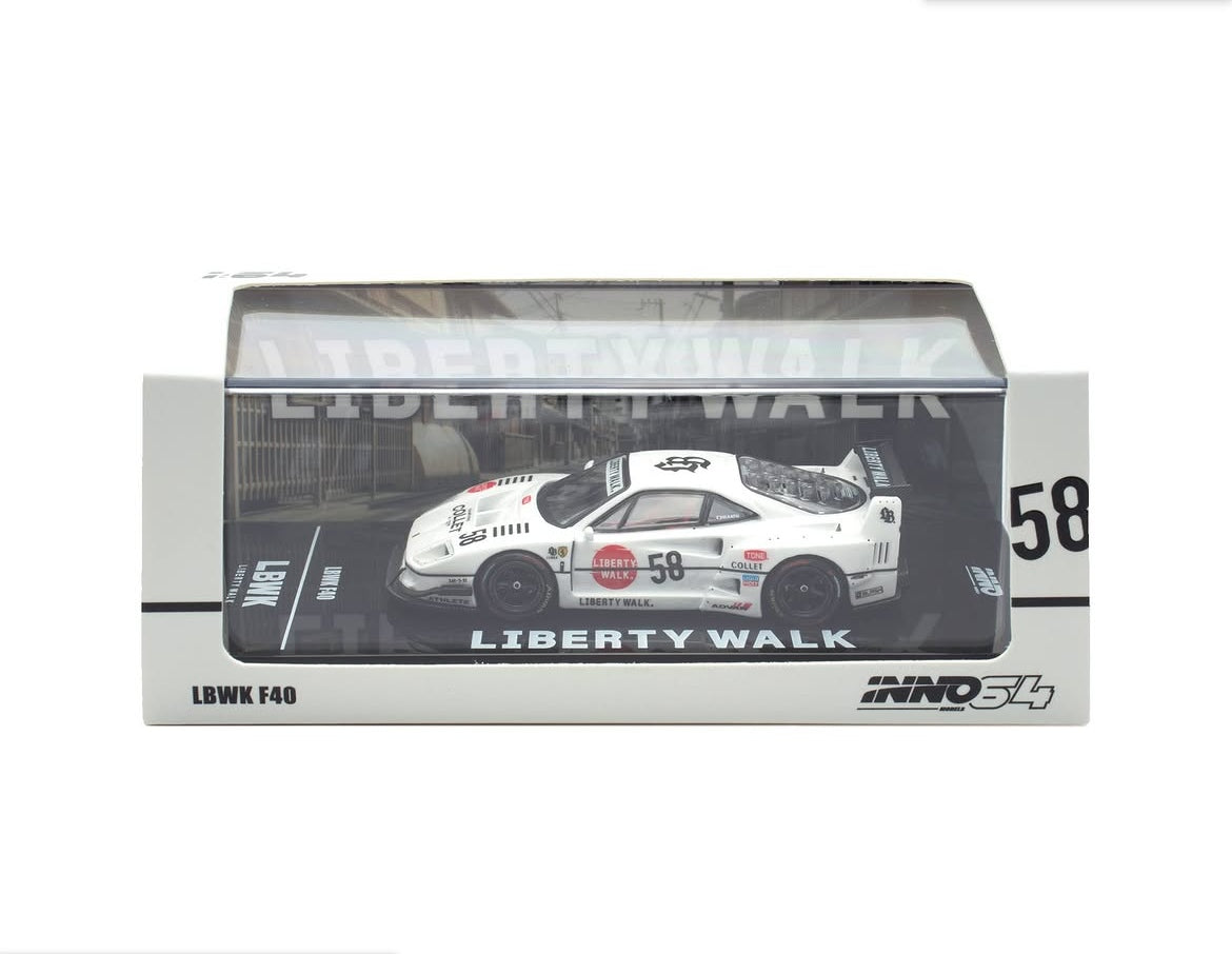 INNO64 - LBWK Ferrari F40 Collet (White)
